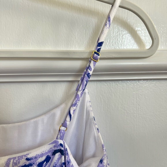 Lilly Pulitzer Lilac Verben Purple Pink Pom Pom Rock The Dock Franni Crop Set - Picture 9 of 14